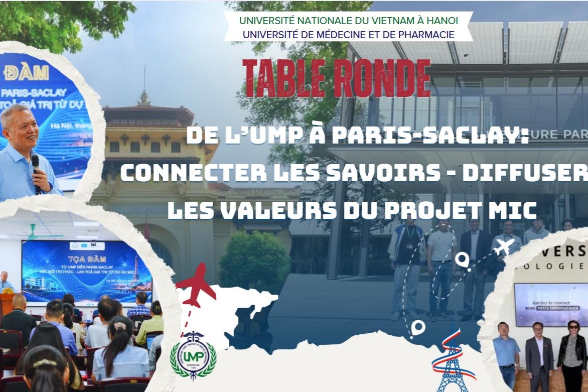 Tọa đàm “Từ UMP đến Paris-Saclay: Kết nối tri thức – Lan tỏa giá trị từ Dự Án MIC”